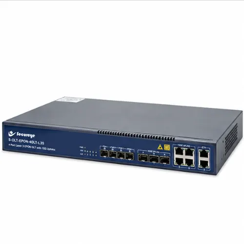 Secureye S-OLT-EPON-4OLT-L3S 4 Port Layer 3 EPON OLT with 10G Uplinks 3