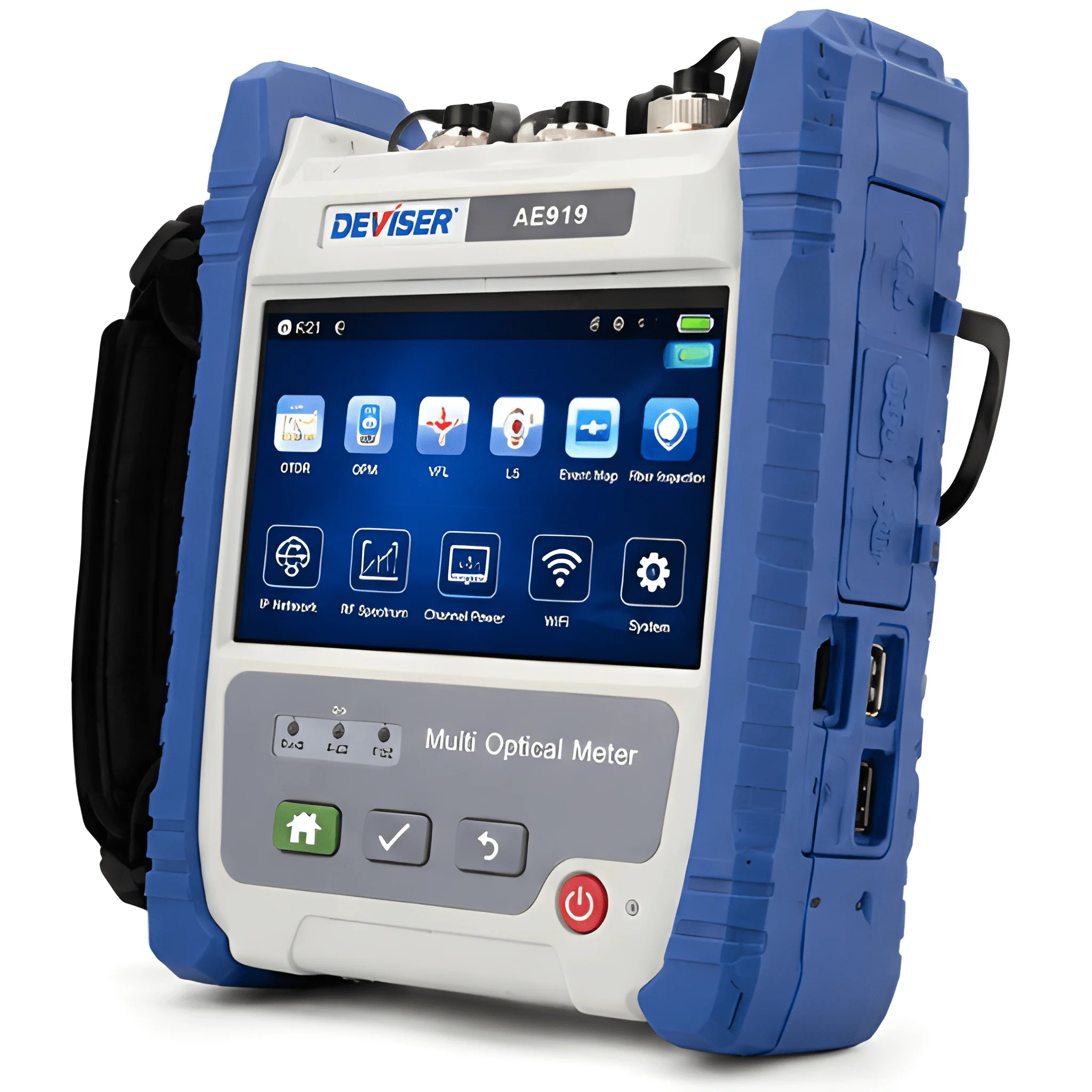 DEVISER AE919 Multi Optical Meter for FTTH+IP & RF Network Testing 2