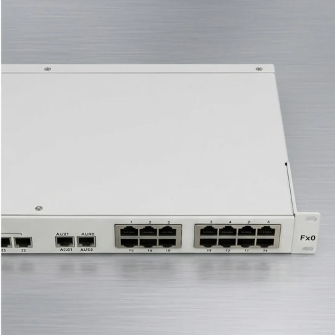 Uniway Optimux FXO/FXS Fiber Optical Multiplexer 4