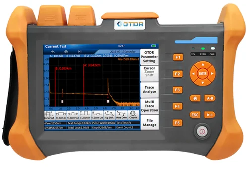 TRICOM TR-450 OTDR – 120km Fiber Optic Tester with 32/30dB Range 3