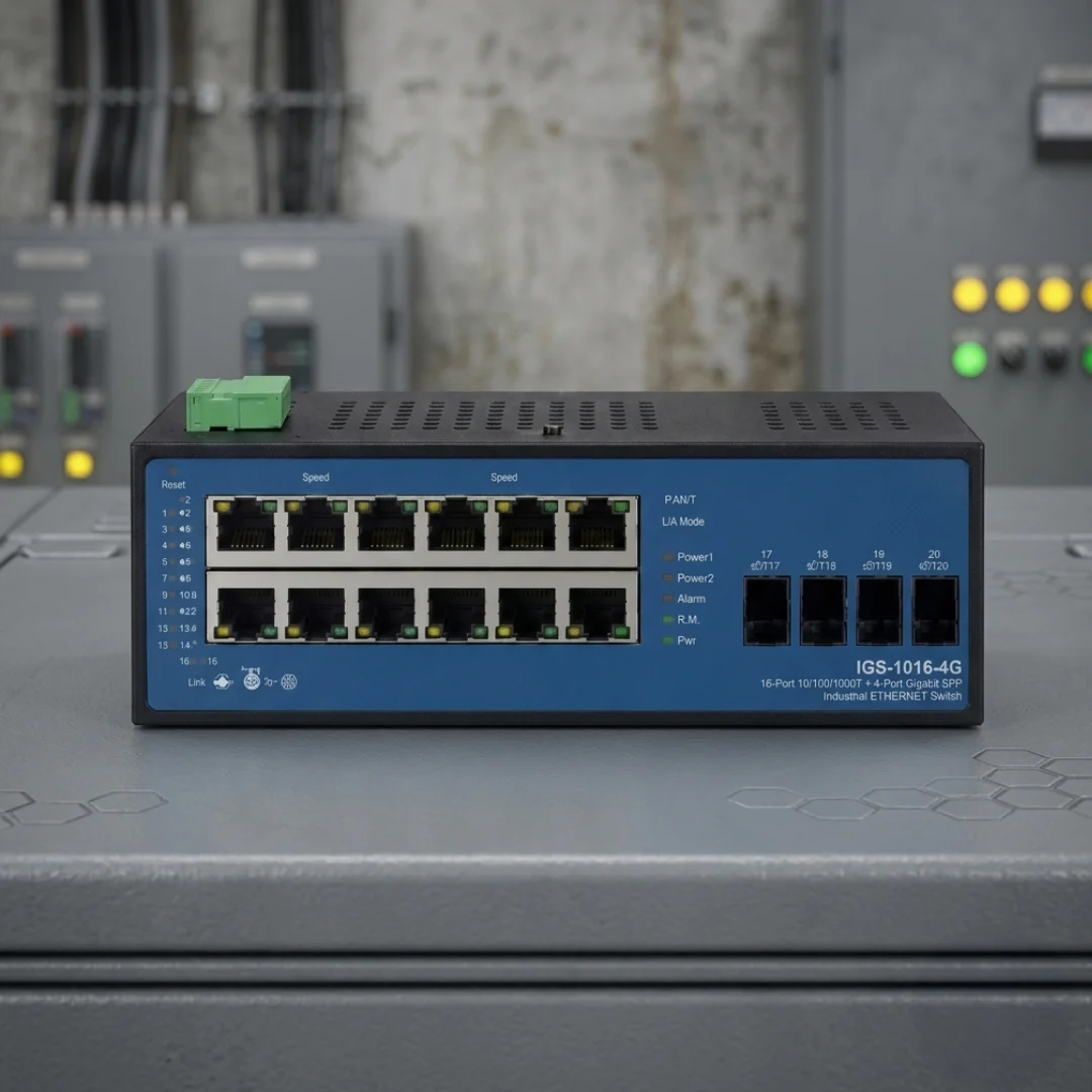 Uniway UW-L2-16-4SFP Industrial Managed PoE Switch