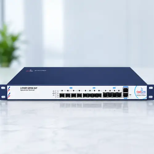 OPTILINK OP-EOLT 97084P 4 Port EPON OLT with Dual Power Supply