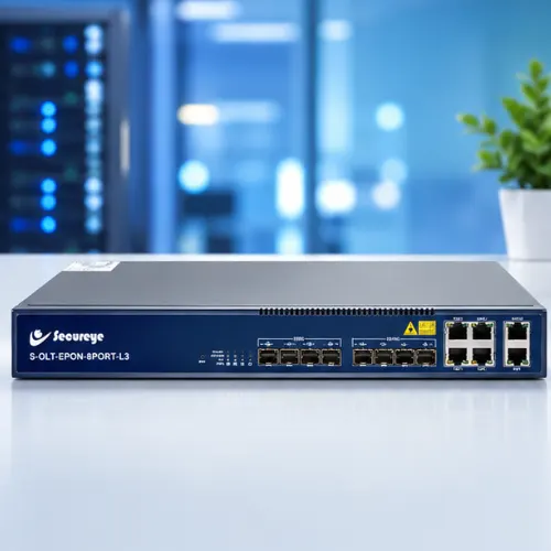Secureye 8 Port Layer 3 EPON OLT with Dual Power Supply 2