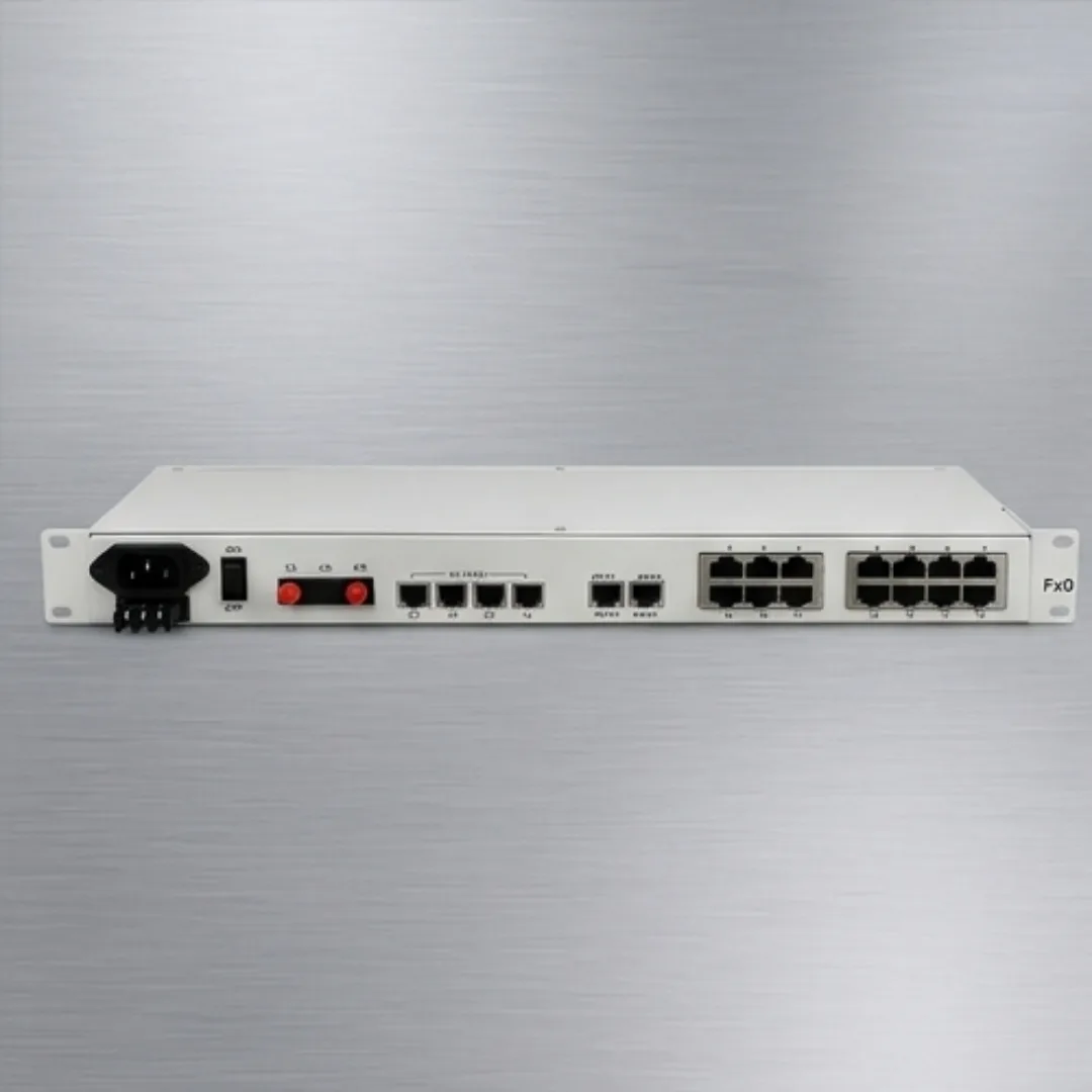 Uniway Optimux FXO/FXS Fiber Optical Multiplexer 2