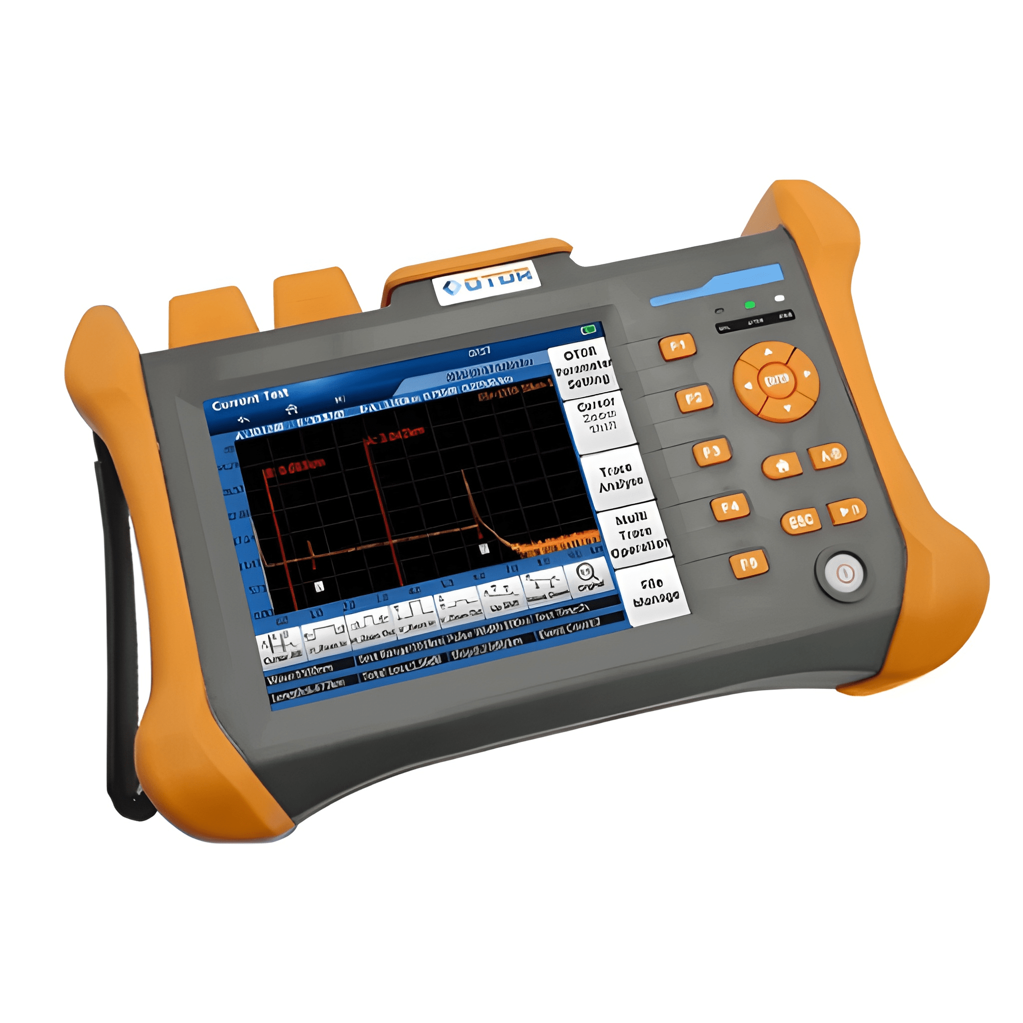 TRICOM TR-450 OTDR – 120km Fiber Optic Tester with 32/30dB Range
