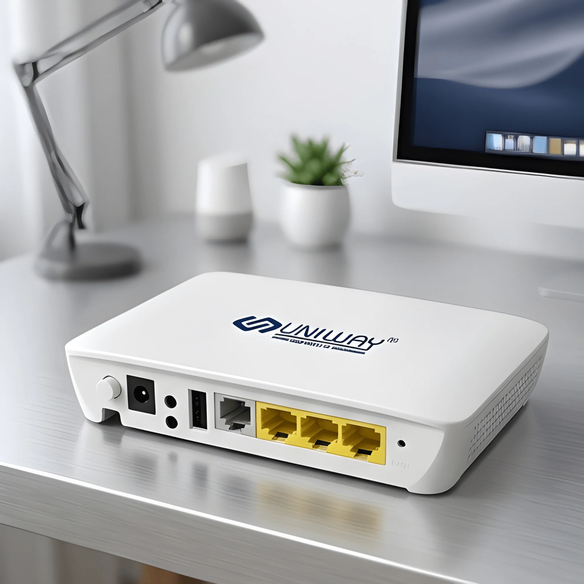 Uniway UW-302VP X-PON ONU WiFi Router – High-Speed, Secure & Compact