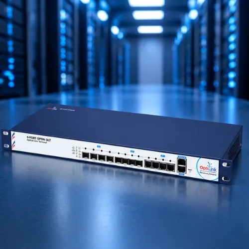 OPTILINK OP-EOLT 97084P 4 Port EPON OLT with Dual Power Supply 2