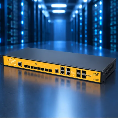 Adopt AD1E-0844 8 Port Layer 3 EPON OLT Fully Loaded with Dual Power Supply 2